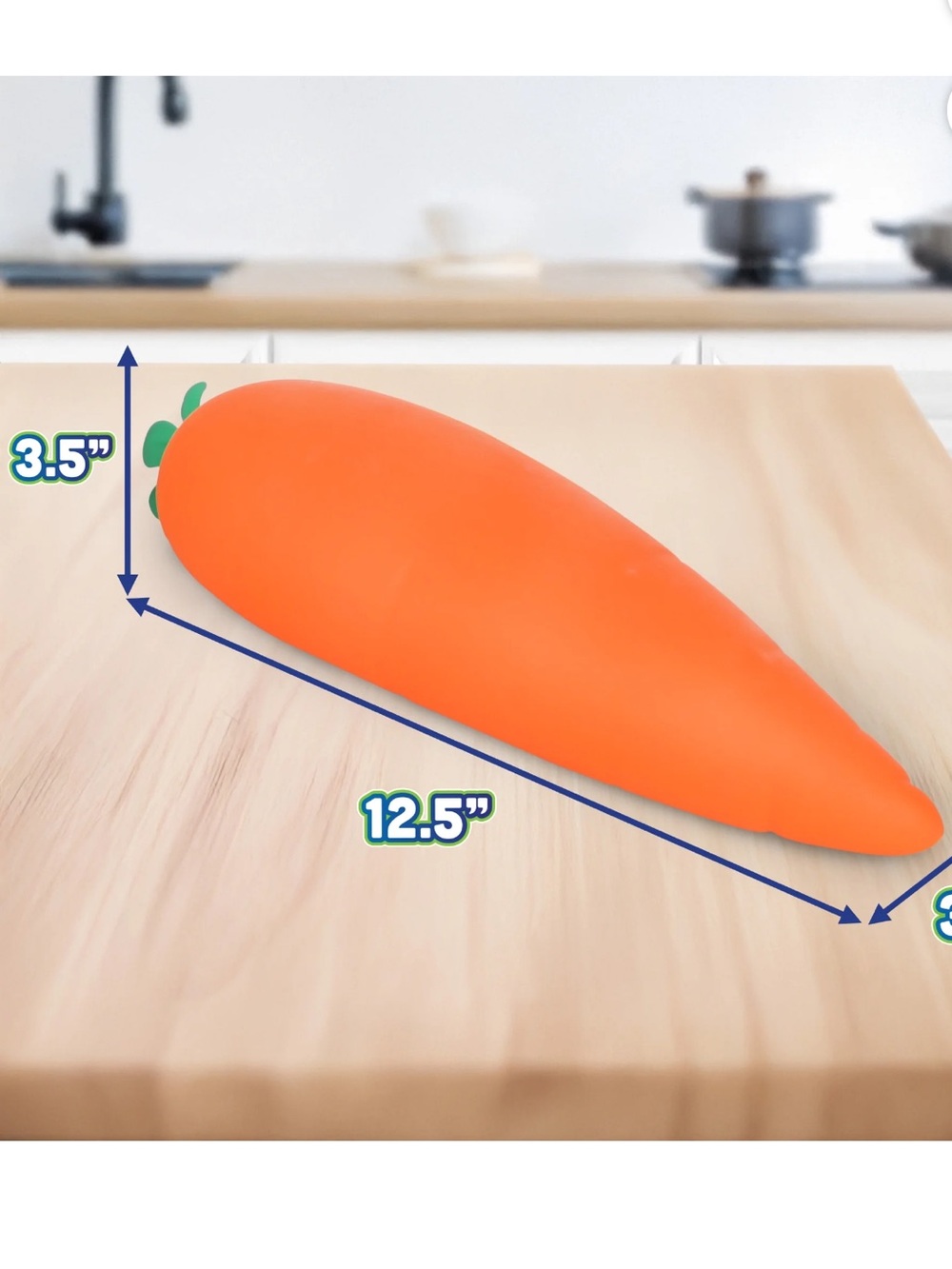 Viral TikTok Jumbo Squishy Carrot –Jumbo 12.5 inch Squishy Carrot - Picture 3 of 4